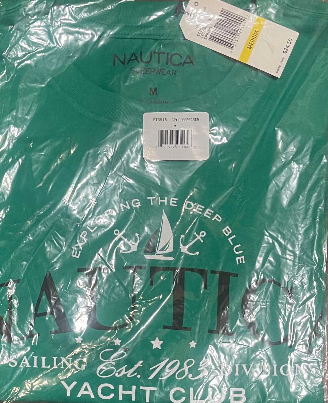 Nautica Men’s Short Sleeve Graphic Tee Sleep T-Shirts Choice S M L XL XXL – NEW