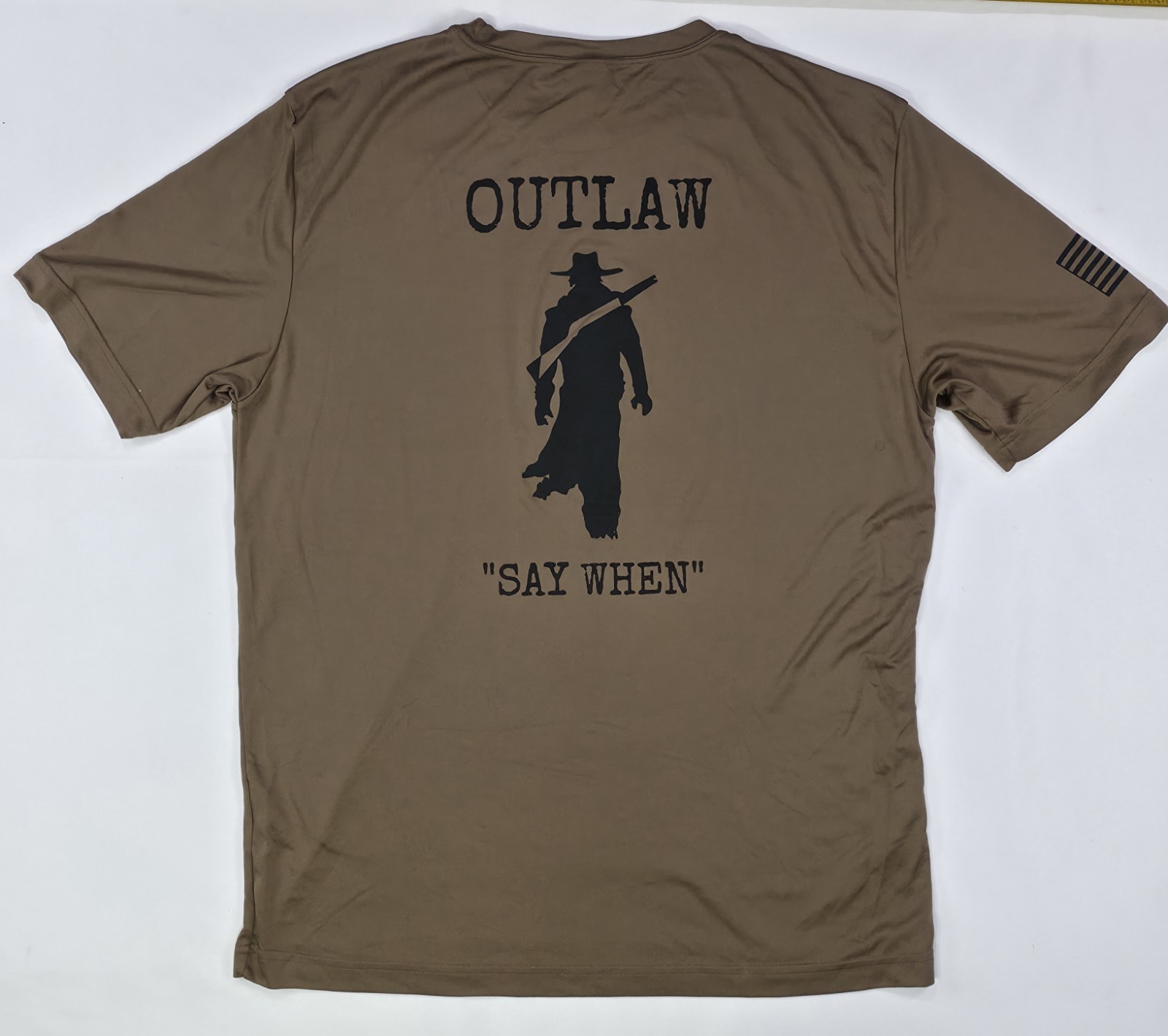 US Army 116th Infantry A Co 3/116 East African Response Force Outlaw T-Shirt L