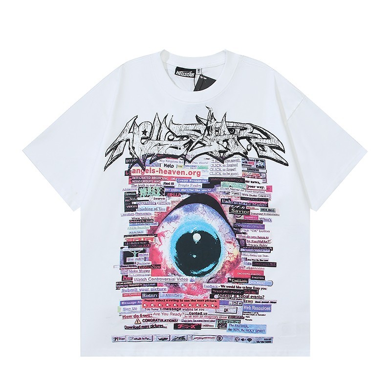 HELL STUDIOS STAR Classic EYE OF HELL Big Logo Cotton Tee Mens T-shirt