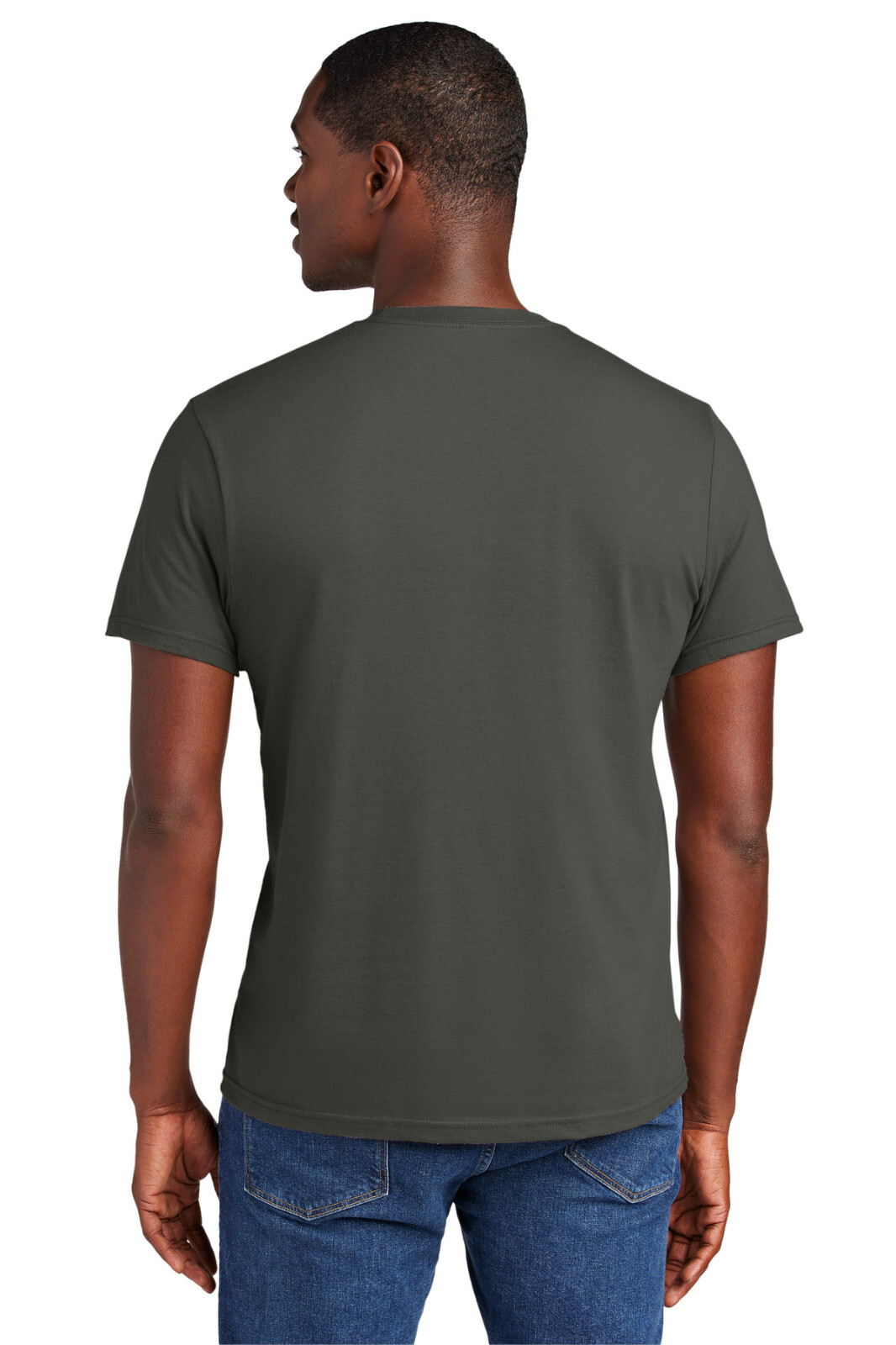 District DT6000 Very Important Plain T Shirt Unisex S M L XL 2XL Charcoal Gray