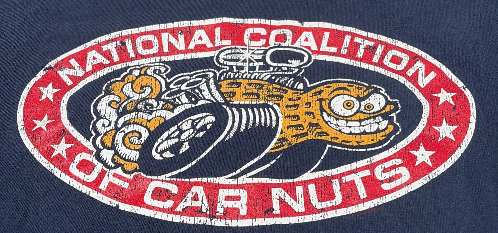 Car Humor Tee Tshirt National Coalition Of Car Nuts Drag Racing Hot Rods Sz Lrg