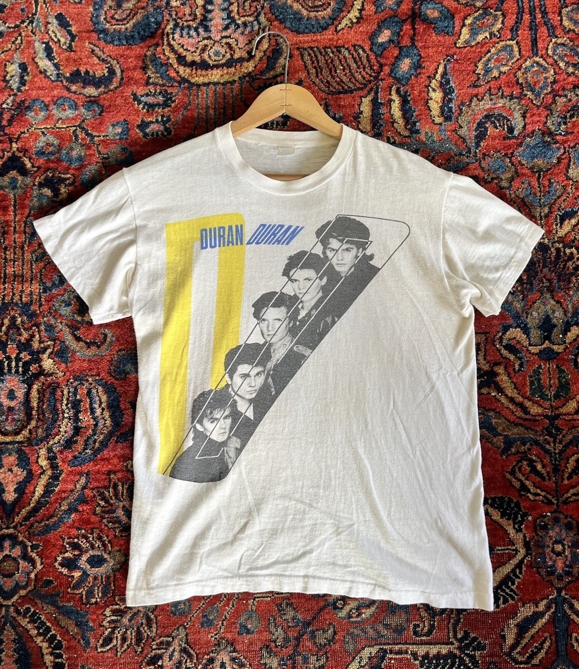 Vtg Duran Duran Band Member 1980s White S to 5XL Tee Shirt EM266