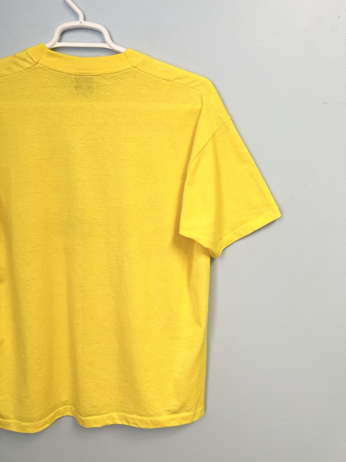Vintage 90s Rodeo T-Shirt Yellow XL Fruit of the Loom Best USA Made Bull