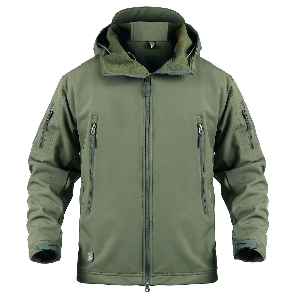 ReFire Gear Men’s Tactical Softshell Fleece Hooded Outdoor Jacket