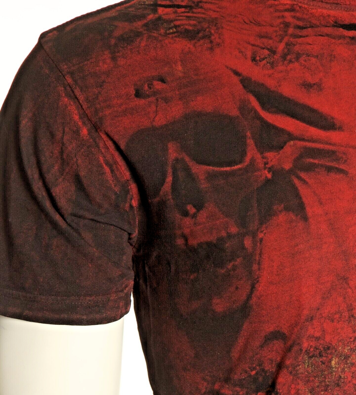 ARCHAIC by AFFLICTION Black BRASS Short Sleeve Slim Fit Y2K MMA Elite T-shirt