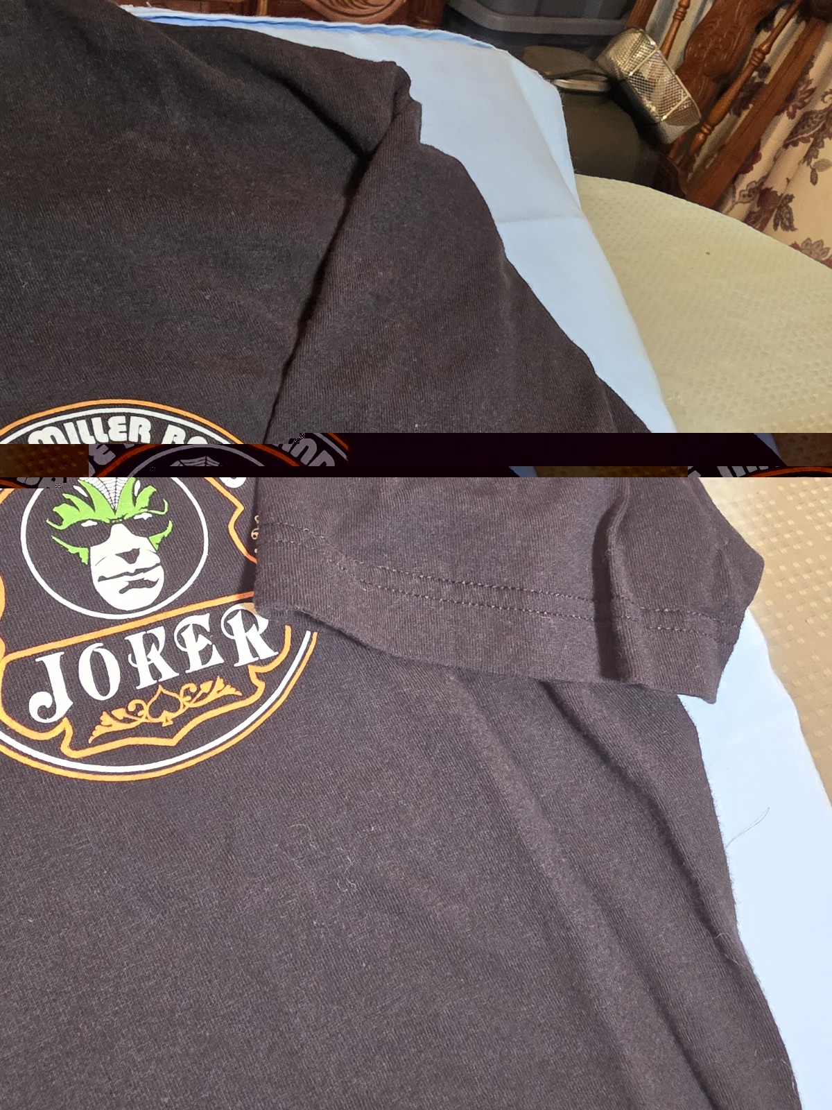 Tultex Steve Miller Band Joker 2014 Black Graphic T-Shirt Men’s L Cotton