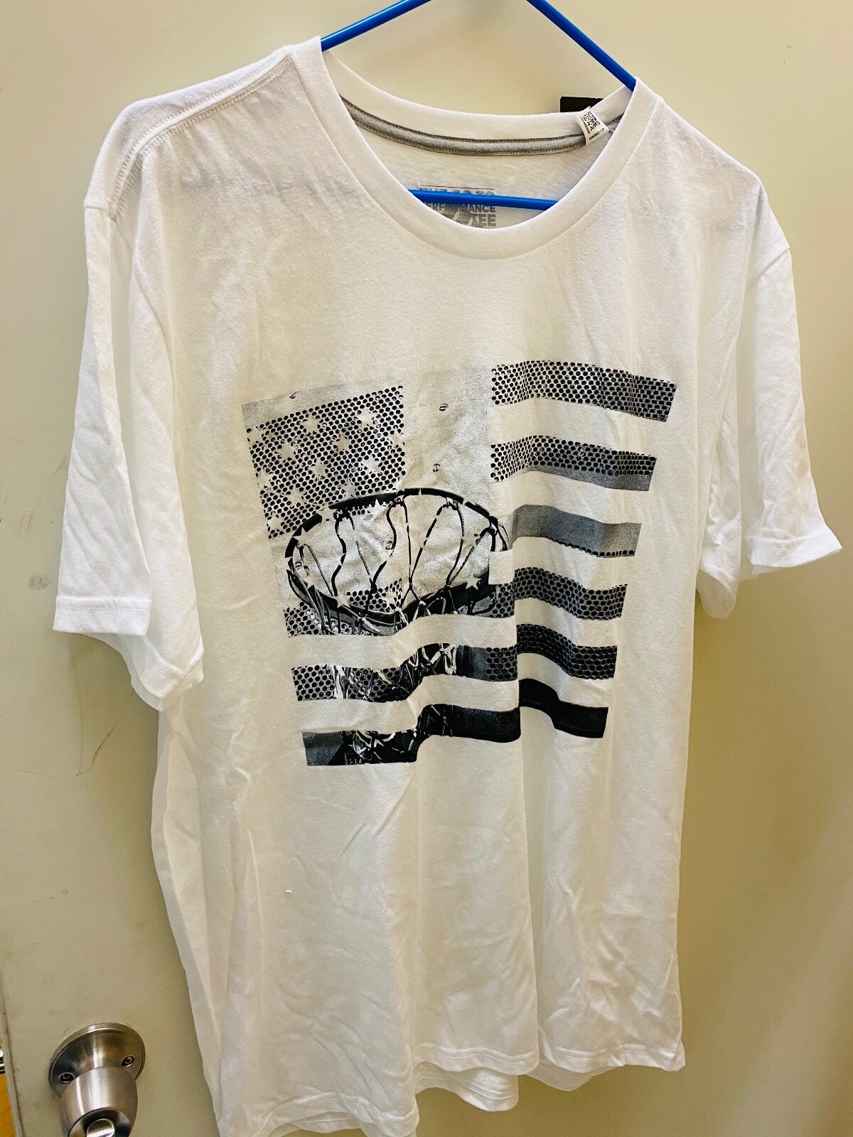 Mens Adidas The Go To Performance Tee t-Shirt-Size XL NEW NWT white