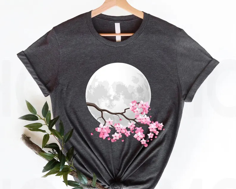 Cherry Blossom Nature Comfort Tee Shirt Floral Spring Summer