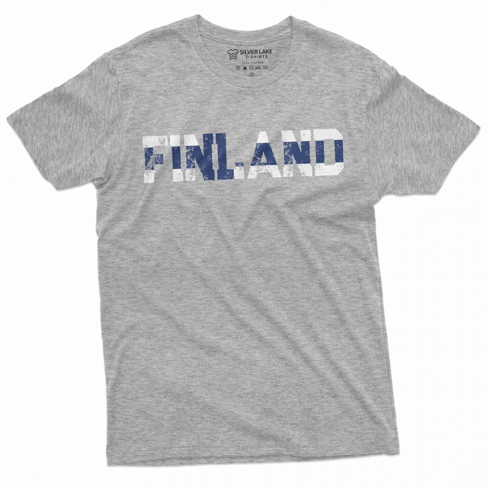 FINLAND T-shirt Suomi Tee Finnish Flag Coat of arms Tee Shirt Scandinavia Tshirt