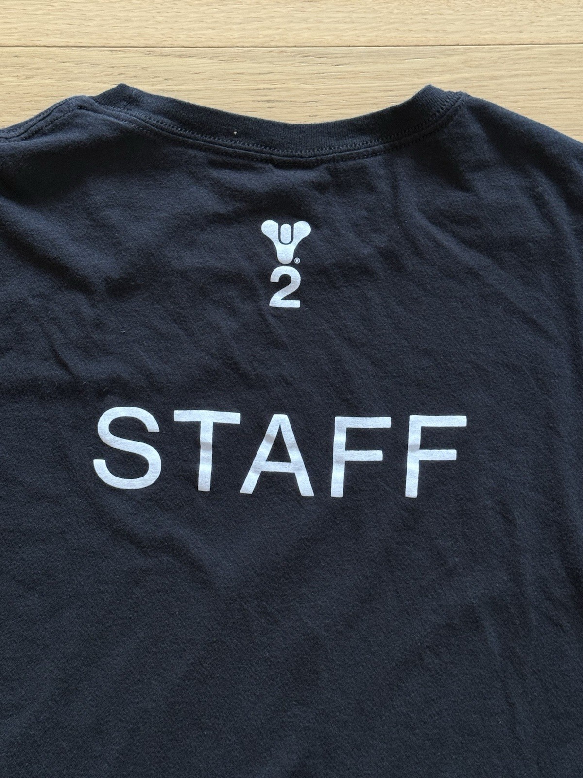 Destiny 2 Bungie Video Game Staff Black Cotton T Shirt Size Men’s Medium