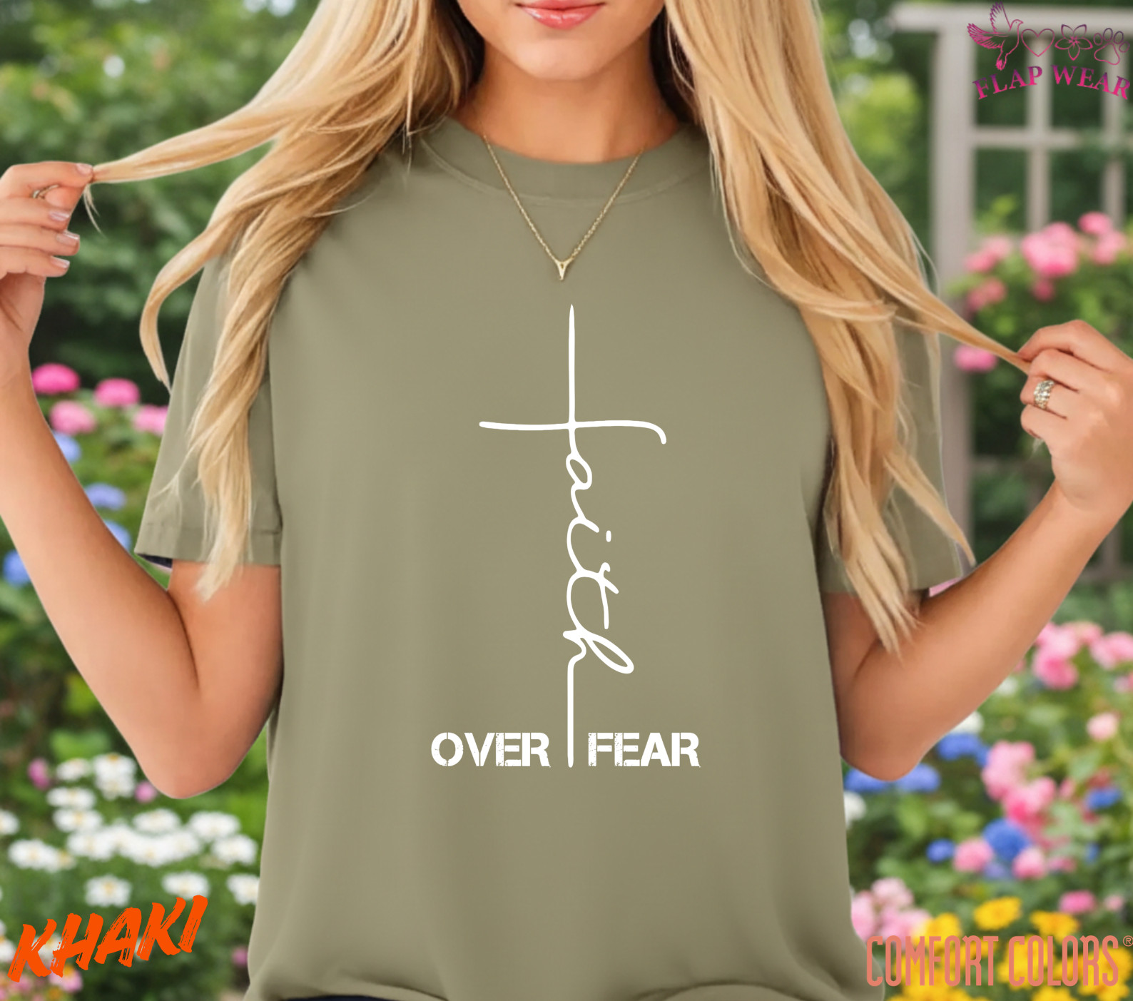 Unisex Faith Over Fear Chri T-Shirt, Men T shirt,Women T shirt Gift Religion Top