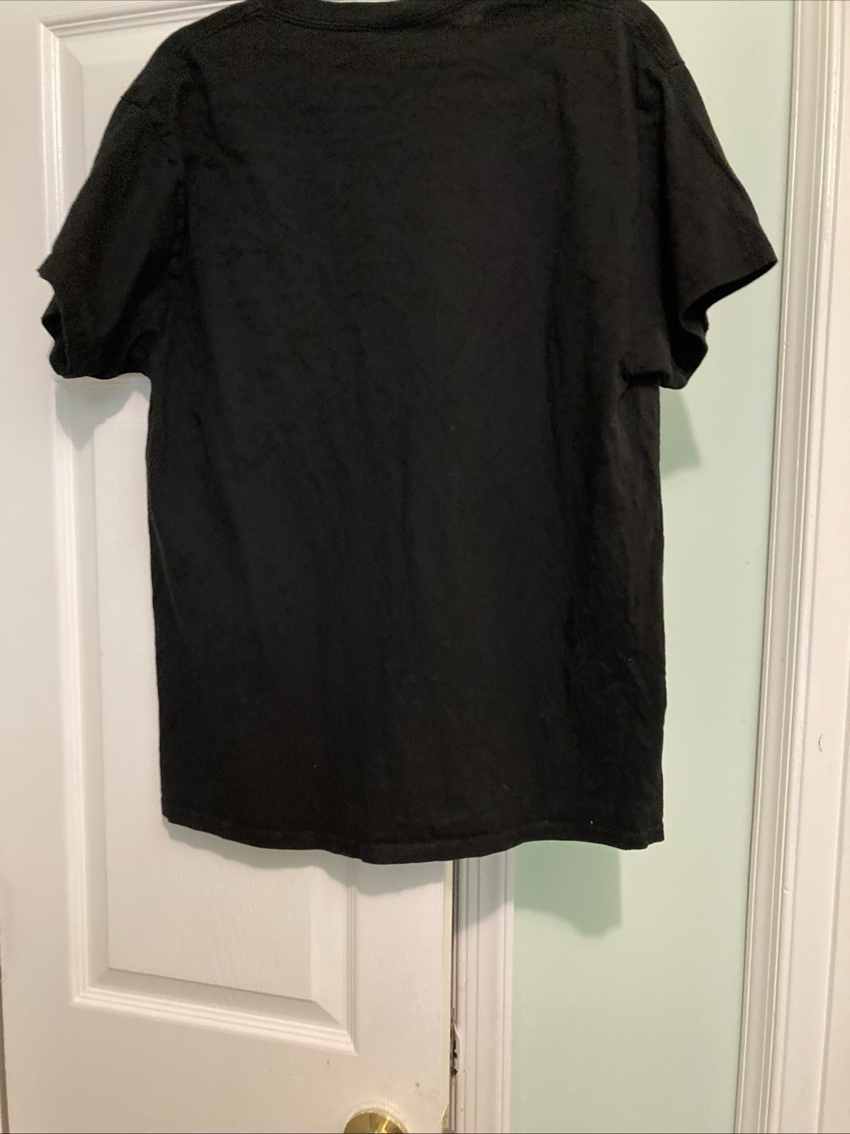 Lot Of 3 Logo Nike Hanes Adidas Mens T Shirt Short Sleeves Black Blue Gray Sz M
