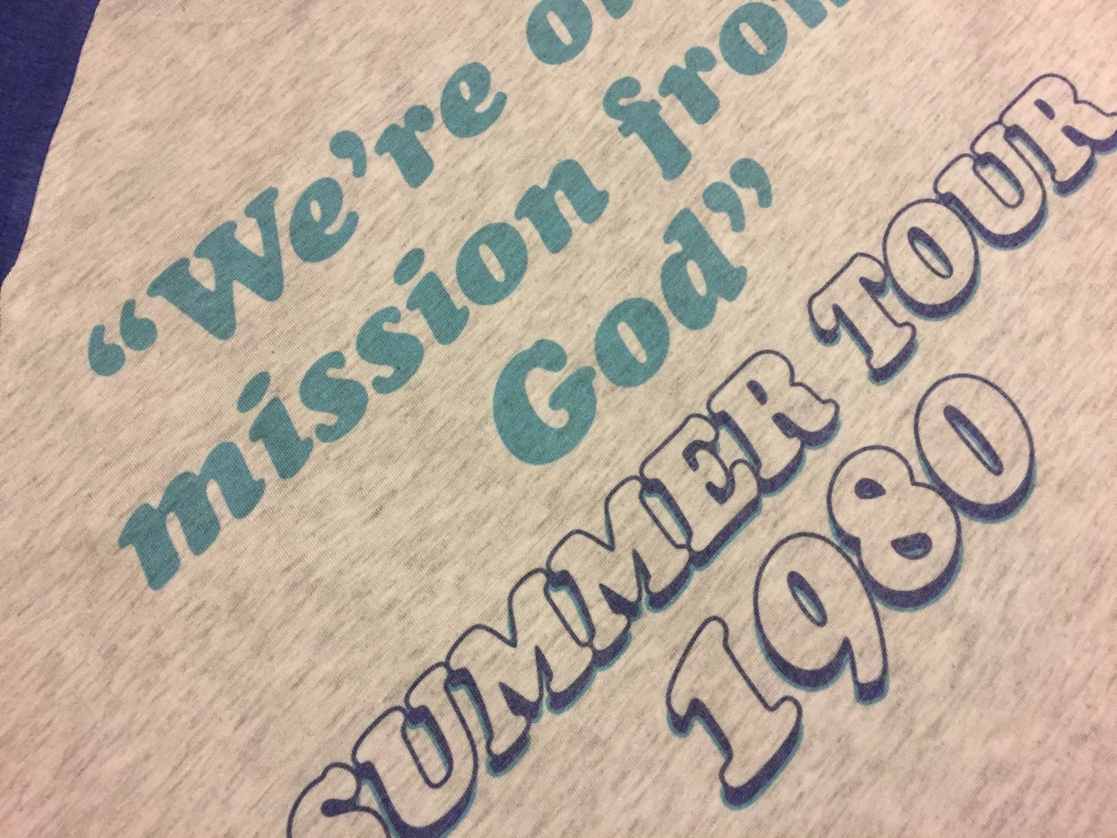 Blues Brothers Vintage Tour Jersey 1980 T-SHIRT FREE SHIP USA Soul Man