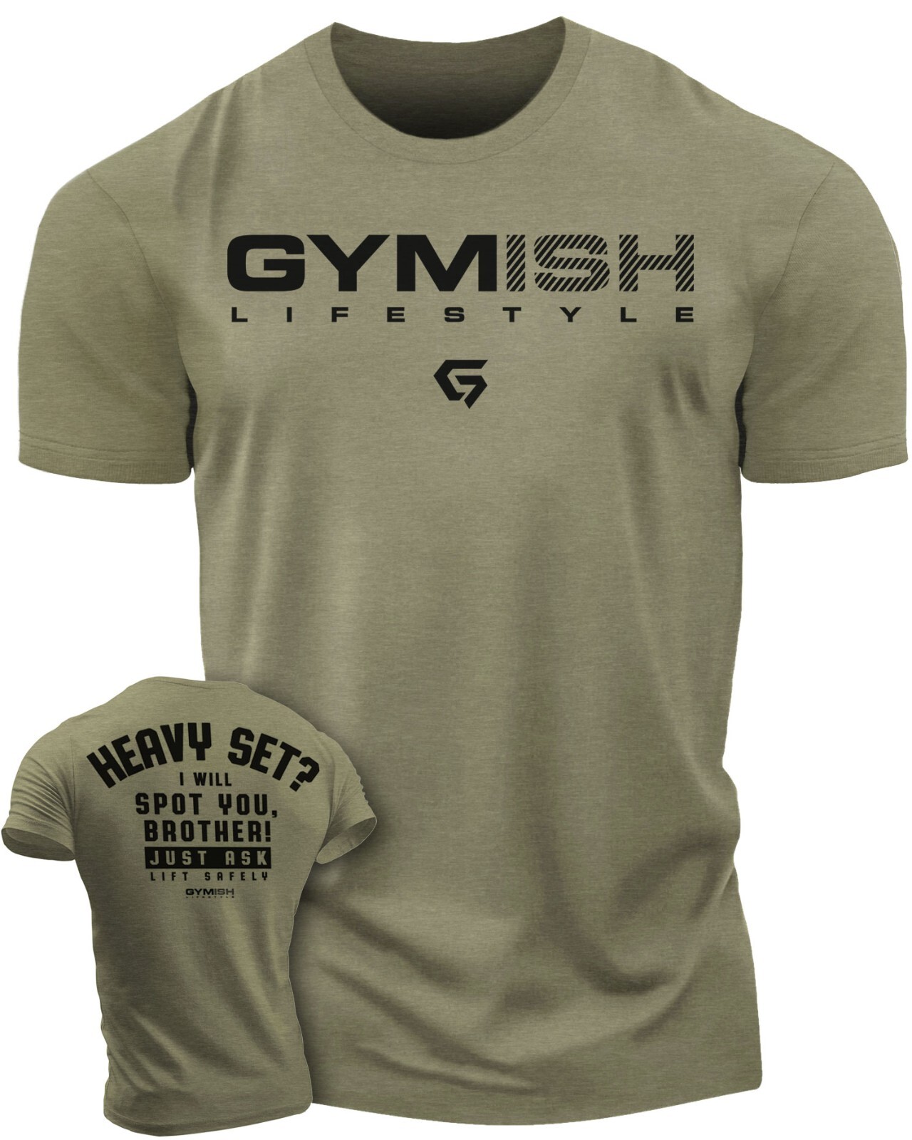 043. Spotter Funny Workout Gym T-Shirt for Men