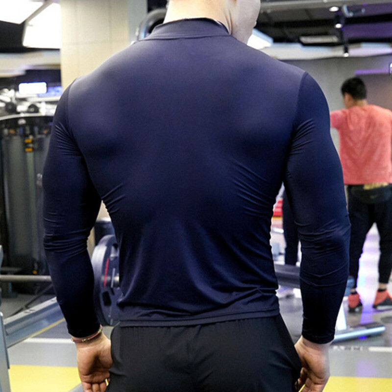 Mens Rash Guard Shirts Quick Dry Swim Shirts UV Protection Long Sleeve T-Shirts