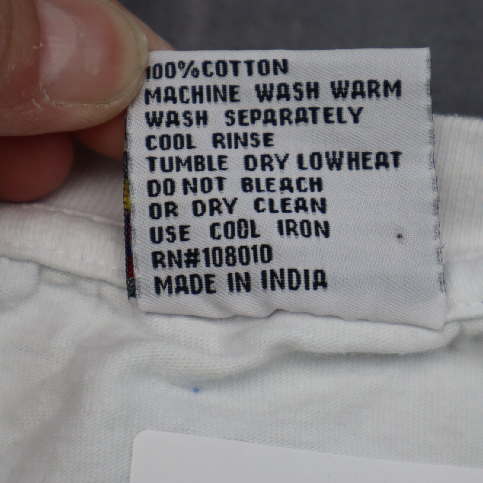 IBS International Basic Source Shirt Mens 4XL White Graphic Real Recognize Real