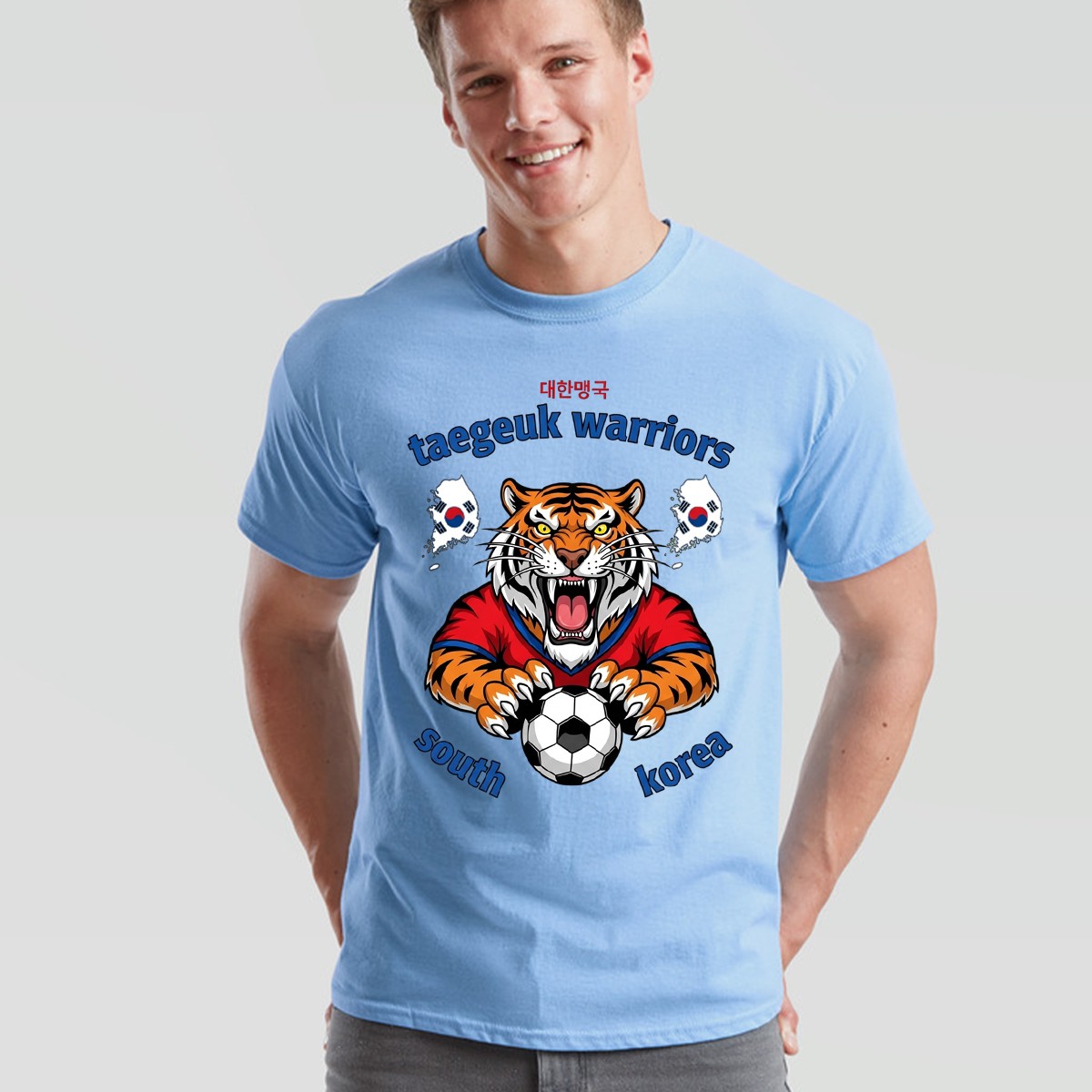 South Korea Unisex Football T Shirt Country Pride Soccer Fan Mens Womens Tee