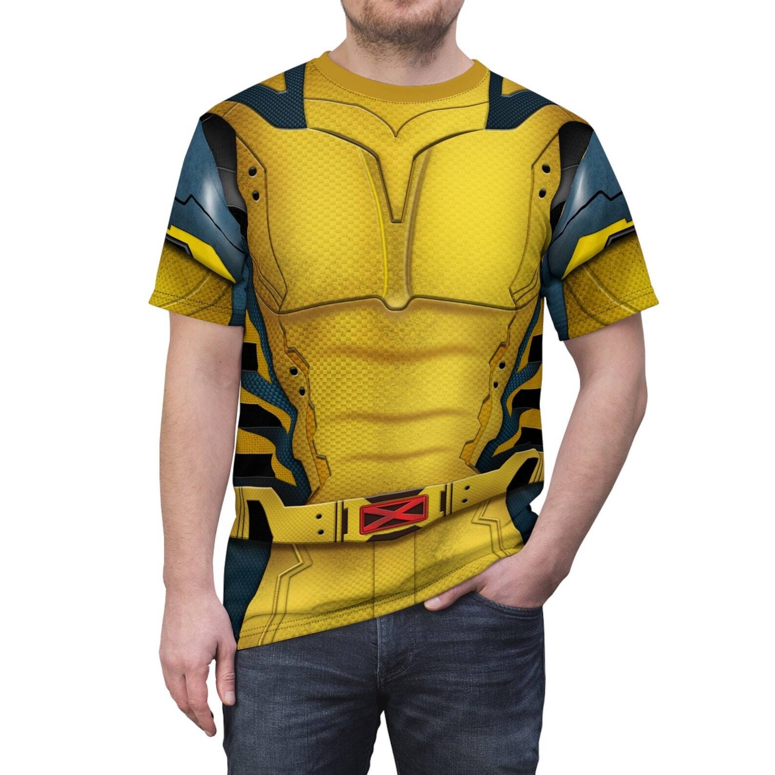 Wolverine Costume X-men Superhero Deadpool & Wolverine Tshirt 3D Printed