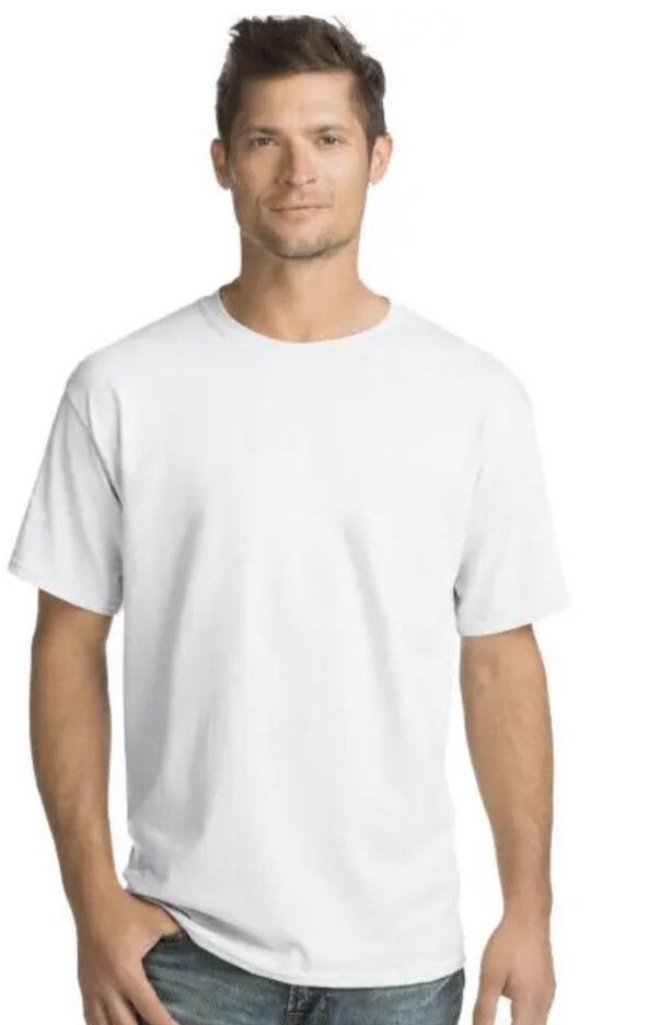 Hanes ComfortSoft® Men’s Short-Sleeve Crewneck T-Shirt 4-Pack O5280 Size Small