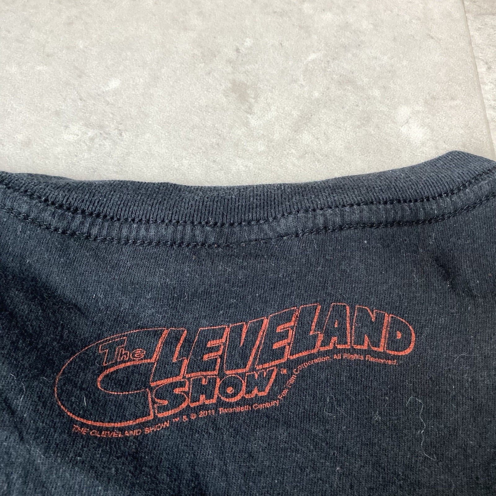 vintage 2011 the cleveland show family guy cartoon tee size large