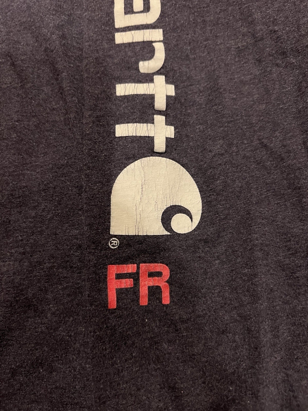 🟥🔥🟥 CARHARTT FR FLAME-RESISTANT FORCE LARGE T-SHIRT LONG SLEEVE POCKET CAT 2