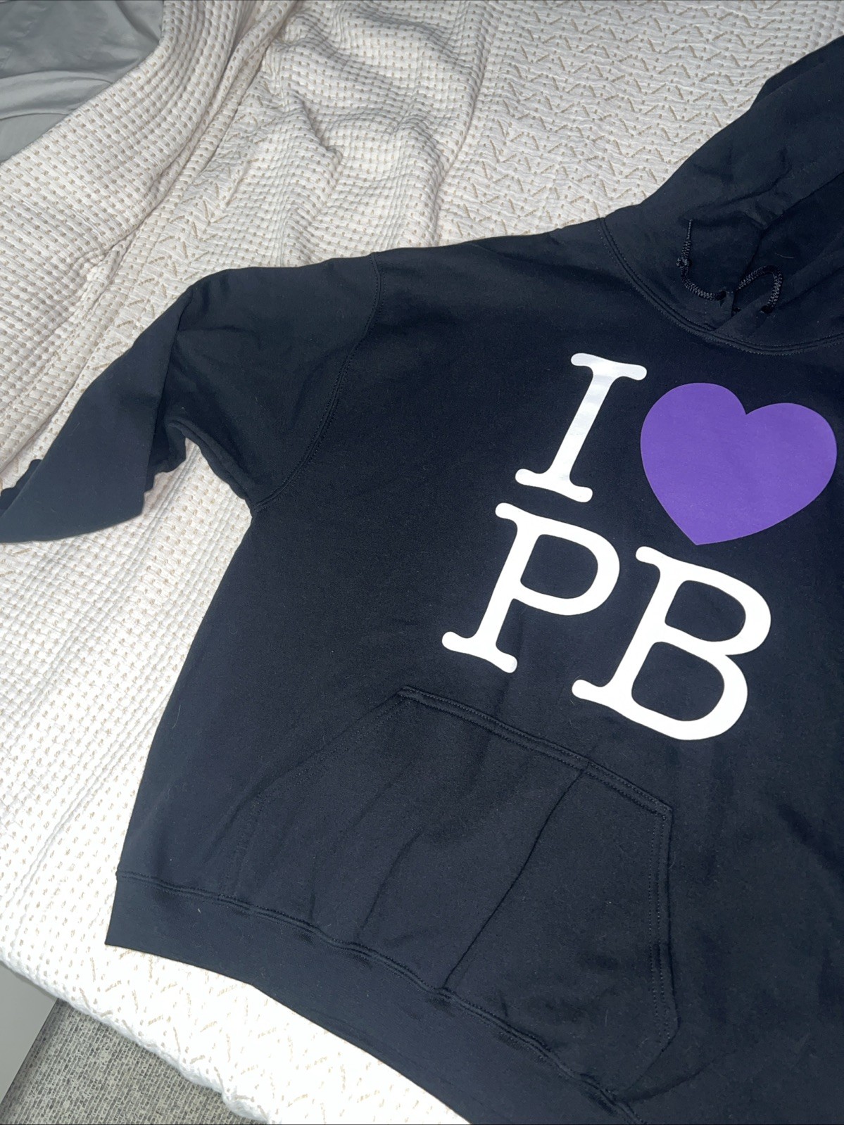 I Love Pb (Pierre Bourne Official Tour Hoodie, Limited And Rare, Mint Condition)