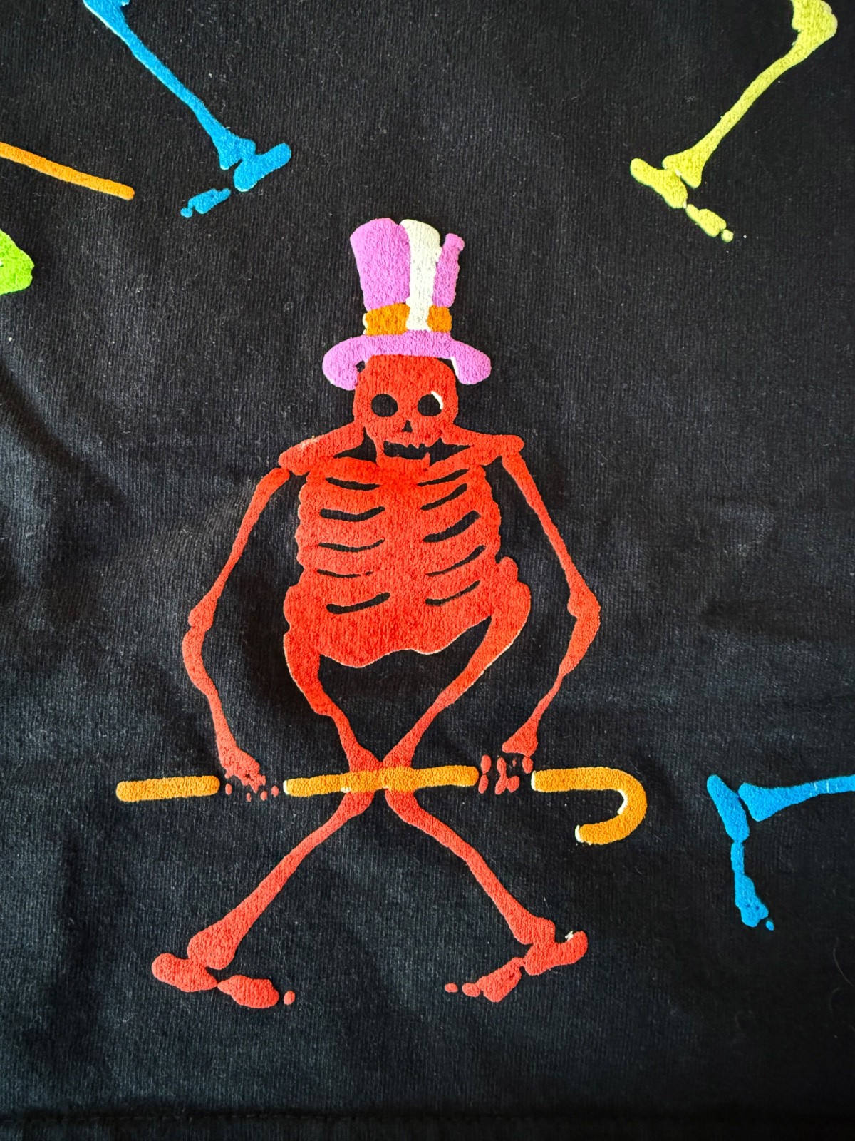 Online Ceramics Dancing Skeleton Grateful Dead Tshirt Medium Excellent condition
