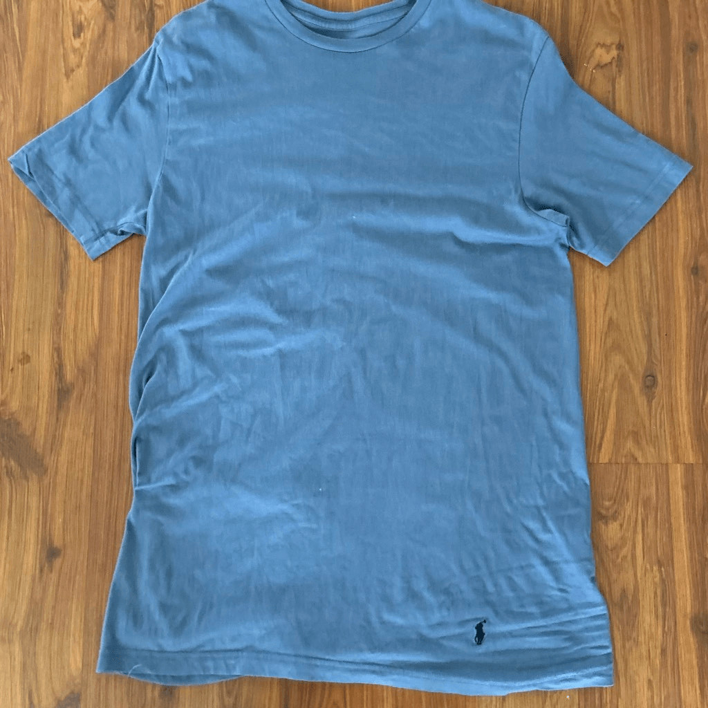 Polo Ralph Lauren blue cotton T-shirt classic fit (longer length)