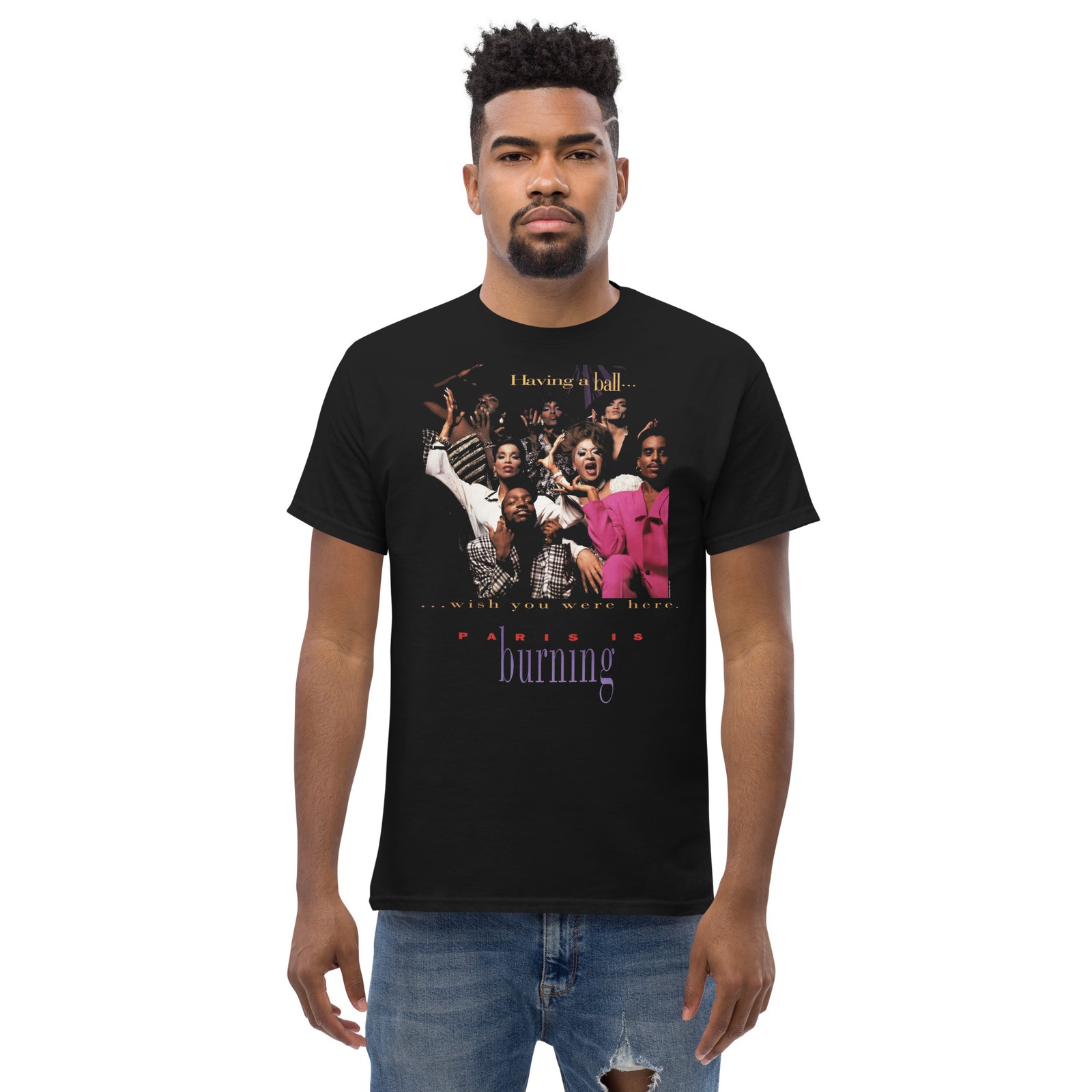 Paris is Burning LGTBQ+ Doc 1990 Poster – Unisex T-shirt all sizes S-2XL