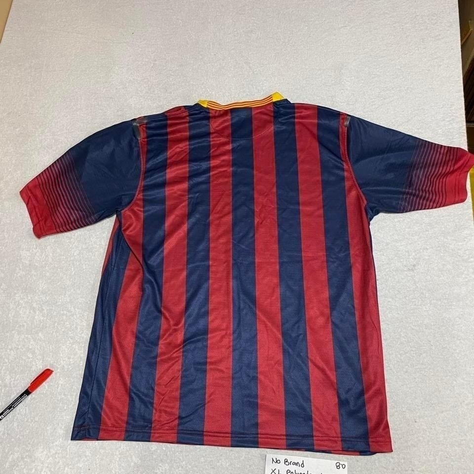 No brand Red and navy Barcelona football shirt XL. SKU498 #BarcelonaFC