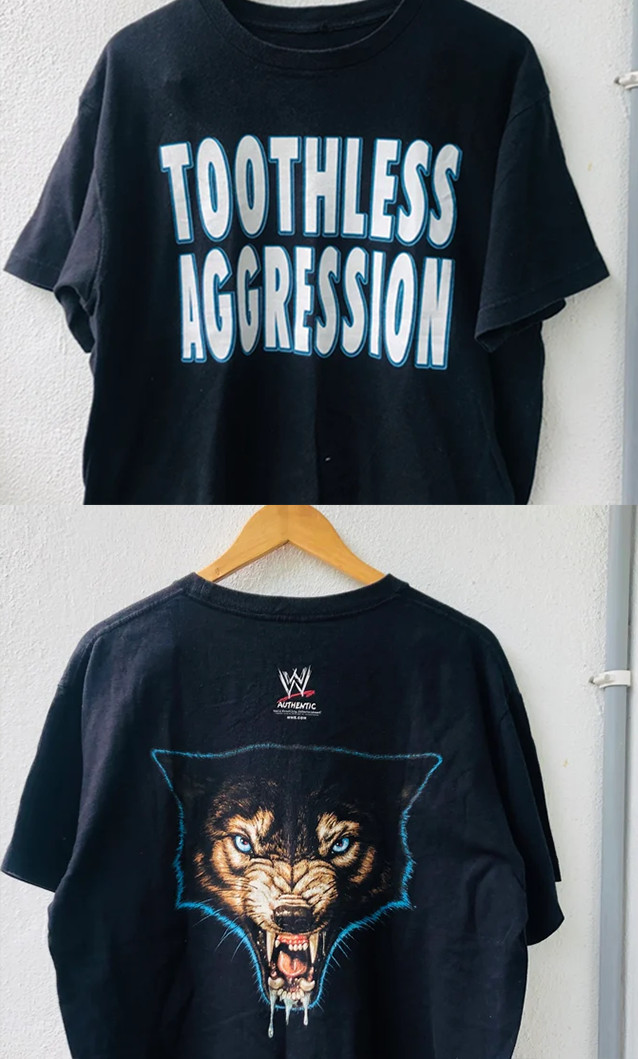 Chris Toothless Aggression 2sides T-shirt S to 5XL