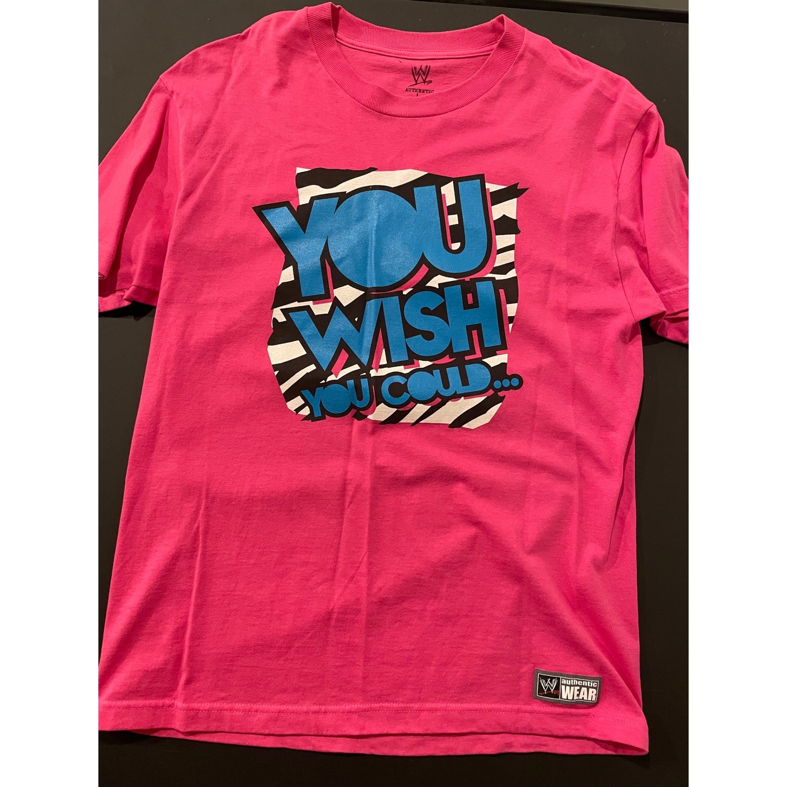 WWE Authentic Wear You Wish You Could Pull This Off Pink T Shirt Large