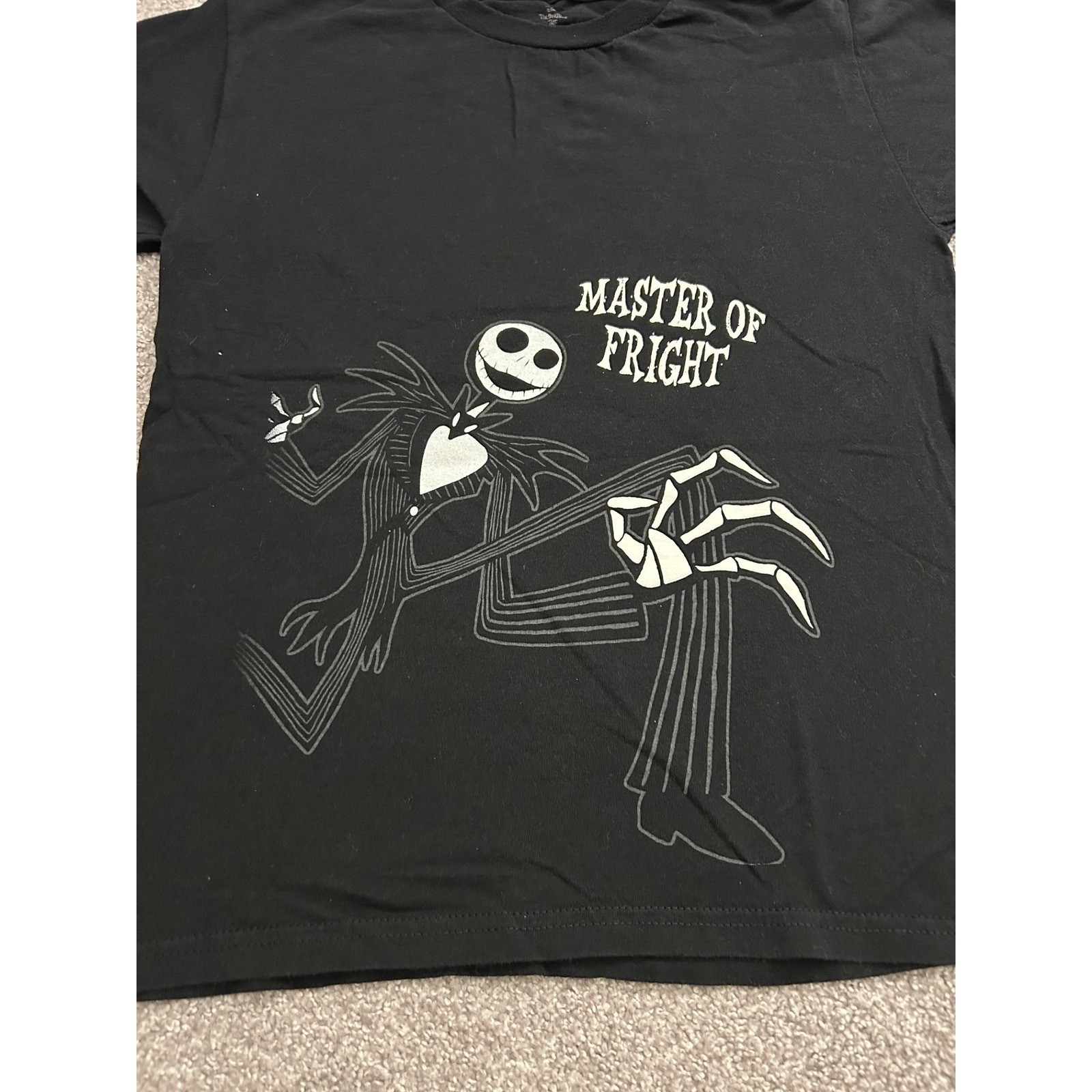 Disney Nightmare Before Christmas TShirt Medium Black Excellent Jack Skellington