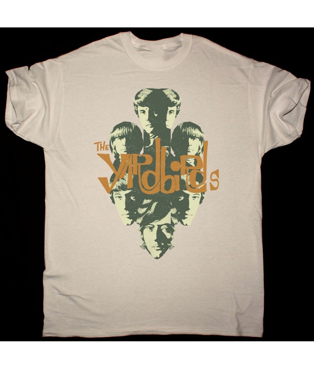 THE YARDBIRDS BAND NEW Sand Color Shirt Classic Unisex S-5XL 1H1301