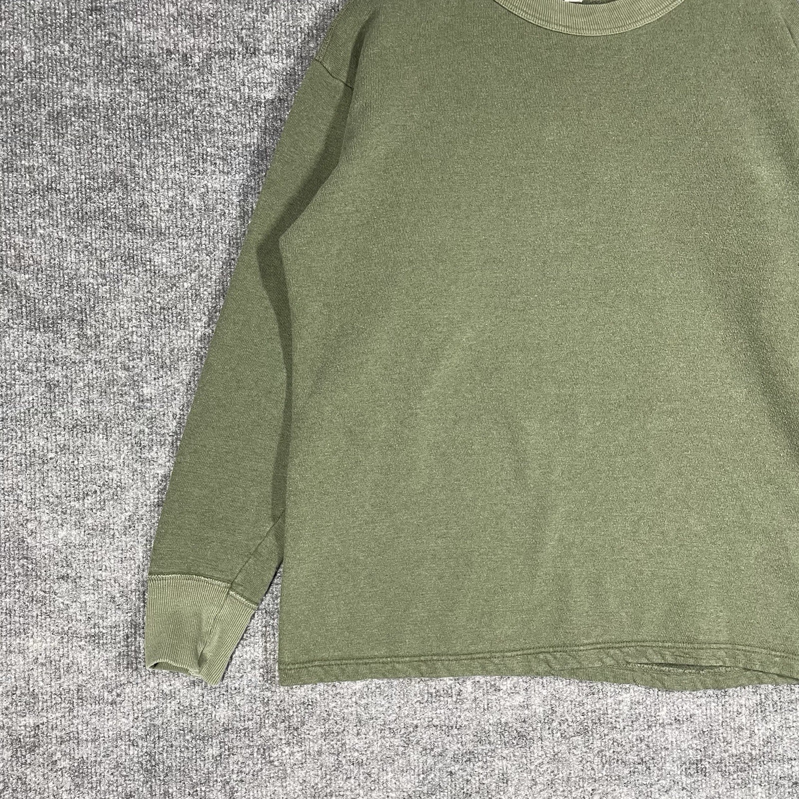 VINTAGE German Bundeswehr Sweatshirt Undershirt Size Small Army Military Green