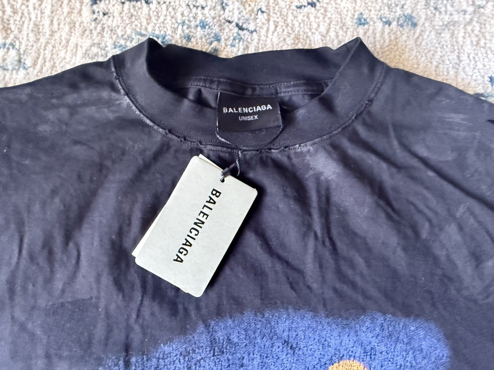 Balenciaga Distressed T Shirt
