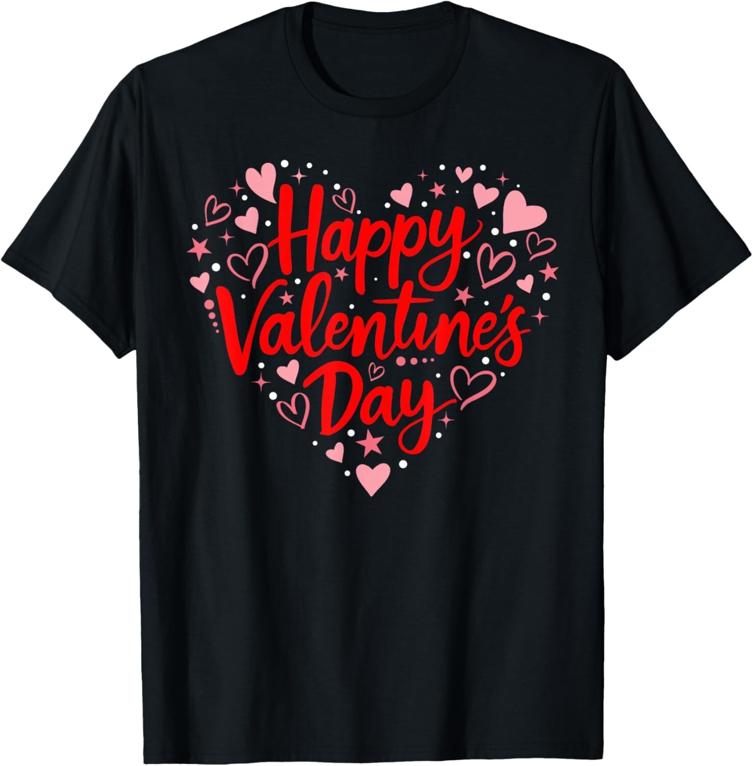 Happy Valentine_s Day Love Heart Men Women Couple Matching T-Shirt