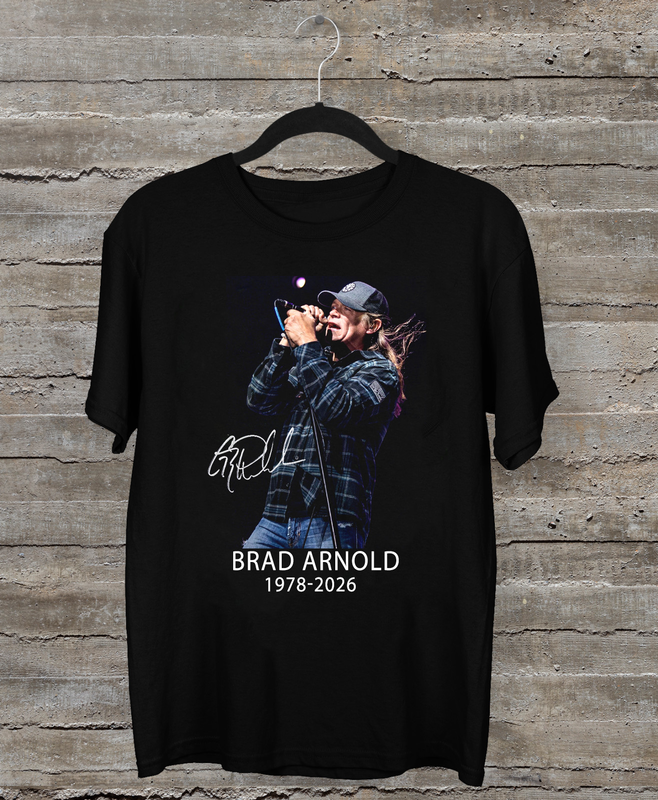 Rest in Peace Brad Arnold 1978-2026 Signature T Shirt All Size AR3633