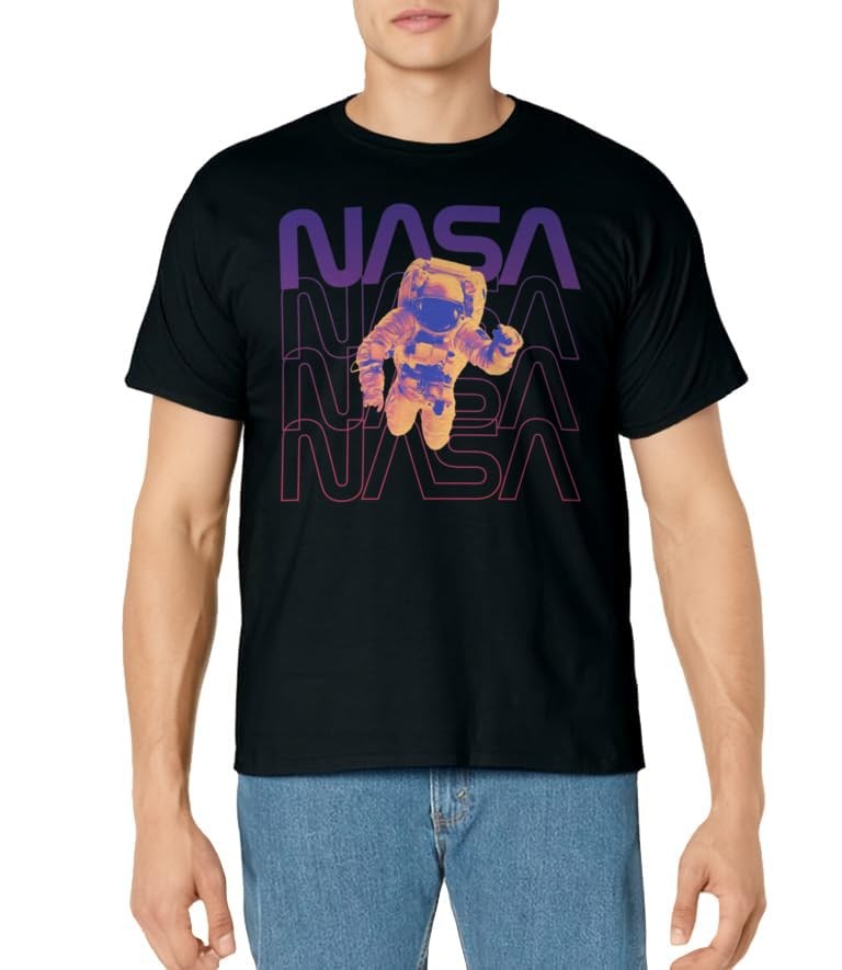Floating in Space NASA tee Occupy Mars Astronaut in Space T-Shirt
