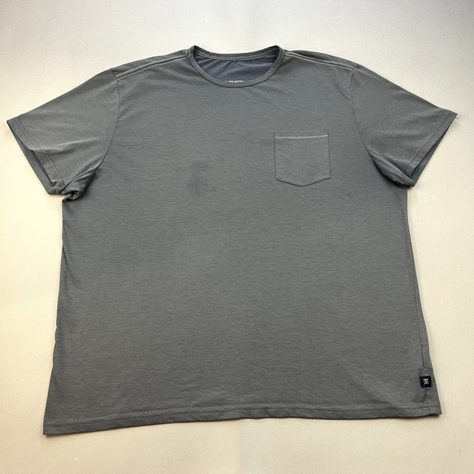 Roark Revival Pocket T-Shirt Adult XXL Gray Polartec Lightweight Athletic Sports