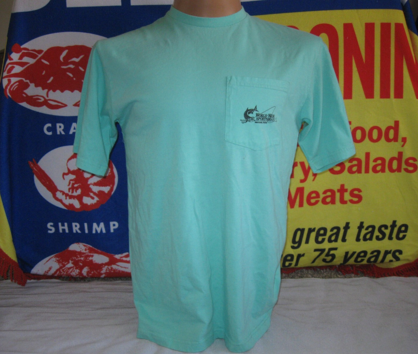 WORLD WIDE SPORTSMAN Islamorada Florida Keys T Shirt Men’s M FISHING MAHI MARLIN