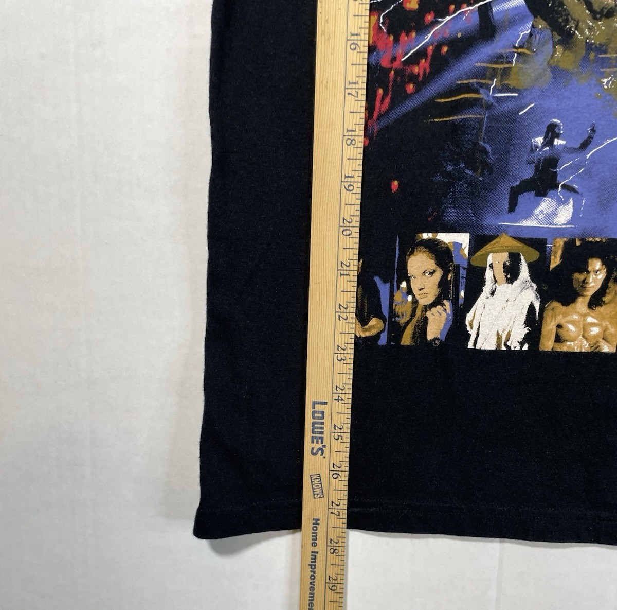 Graveyard Goods Mortal Combat Long Sleeve Graphic Shirt Size M