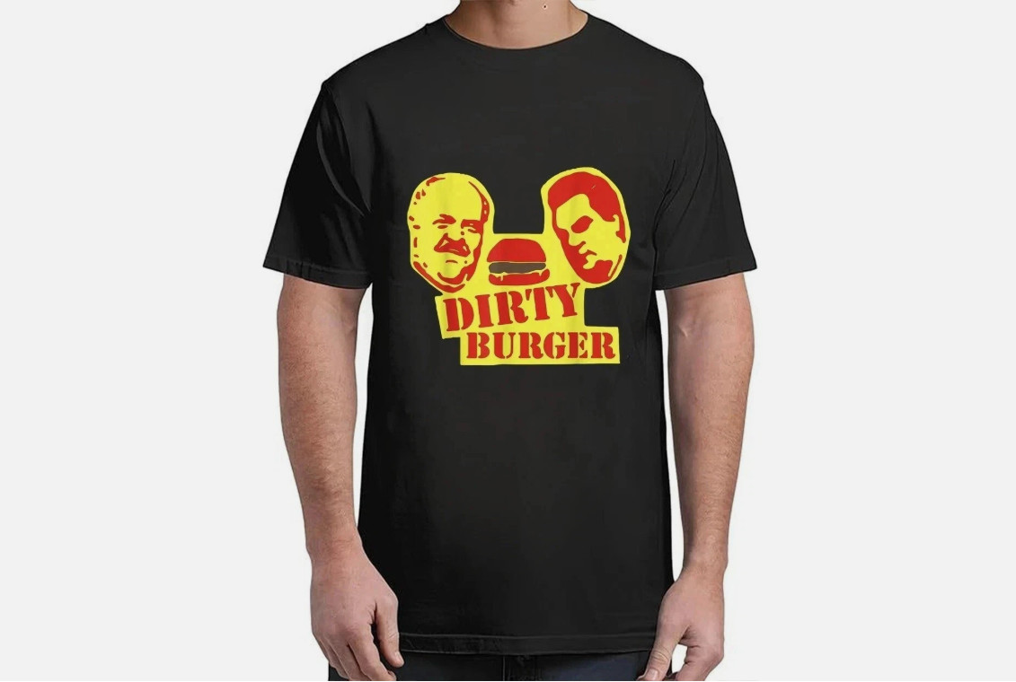 Dirty Burger Retro Adult S-3XL T-Shirt
