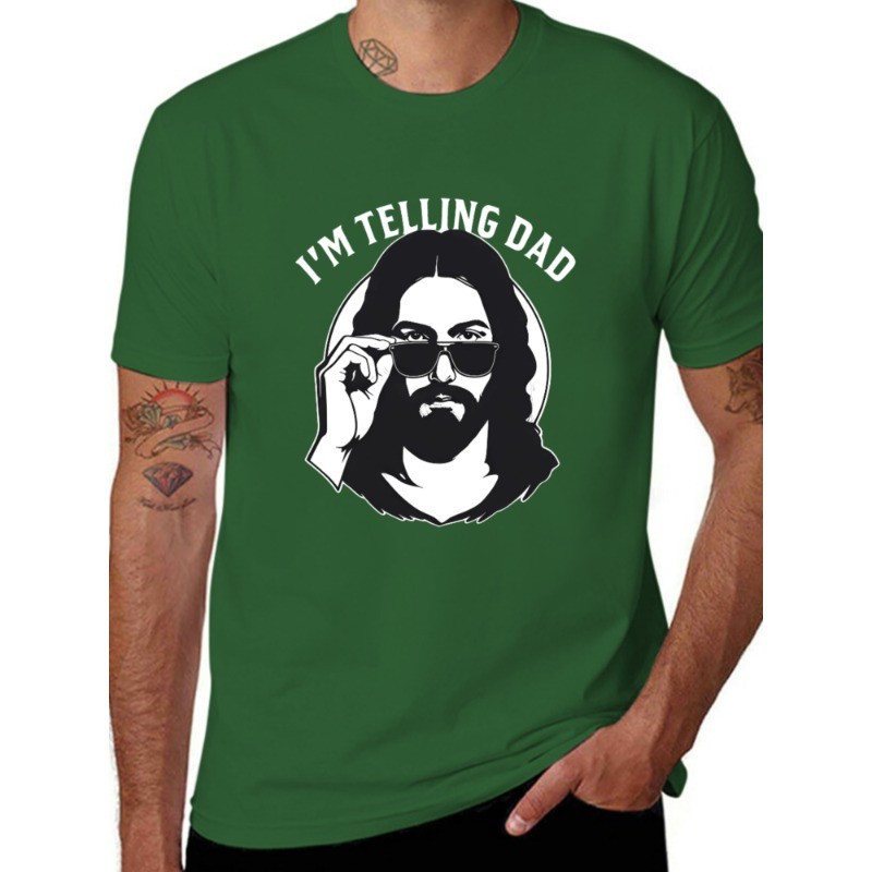 Funny Jesus “I’m Telling Dad” Meme Shirt – Religious Humor – Gift