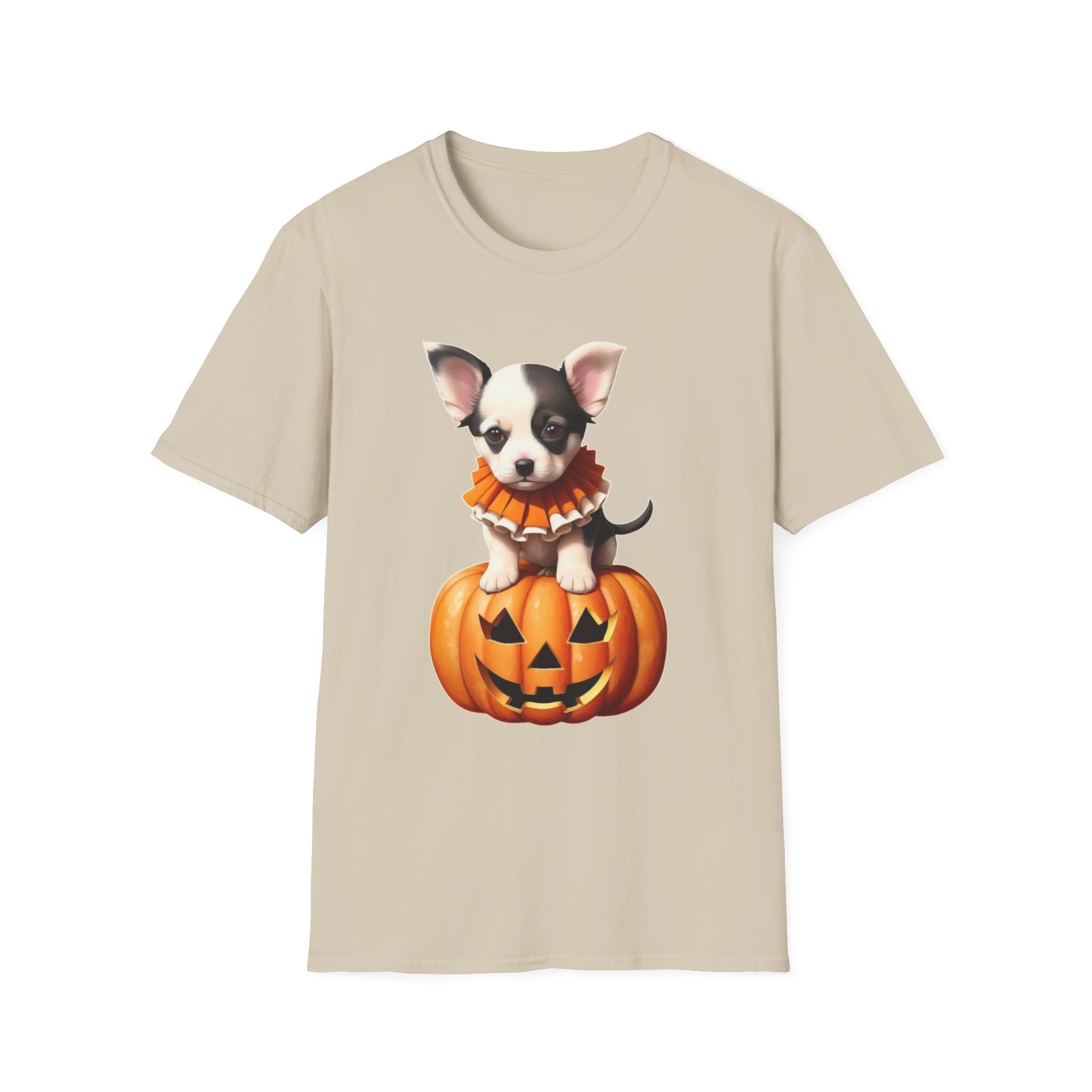 Cute Halloween Puppy Unisex Soft Style T-Shirt SM MD LG XL 2XL 3XL