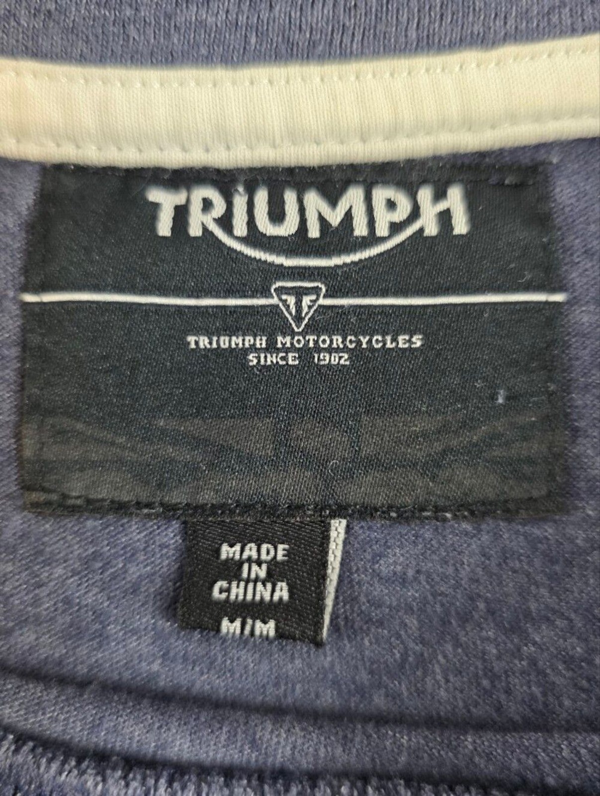 Bundle of 2 Men’s Triumph Logo T‑Shirt Grey Blue Men’s Med