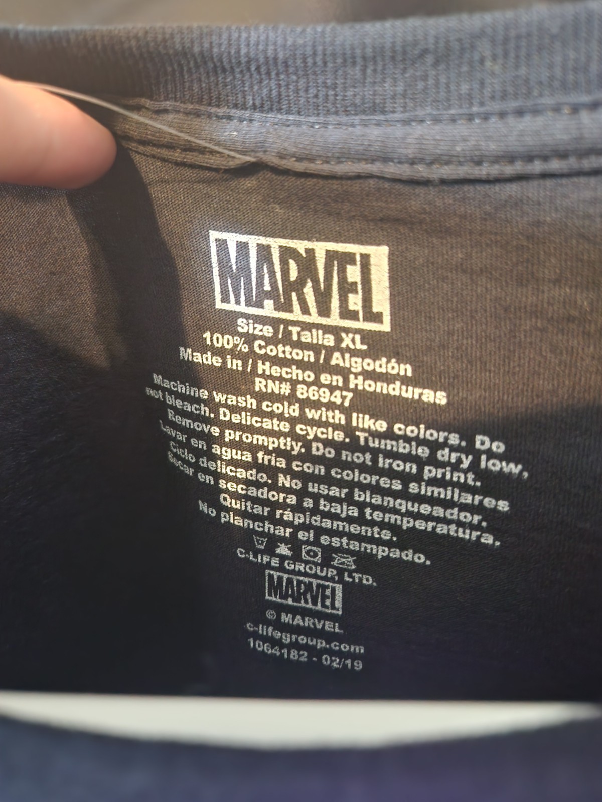 Marvel Comics Thanos Big Print XL Shirt NWT