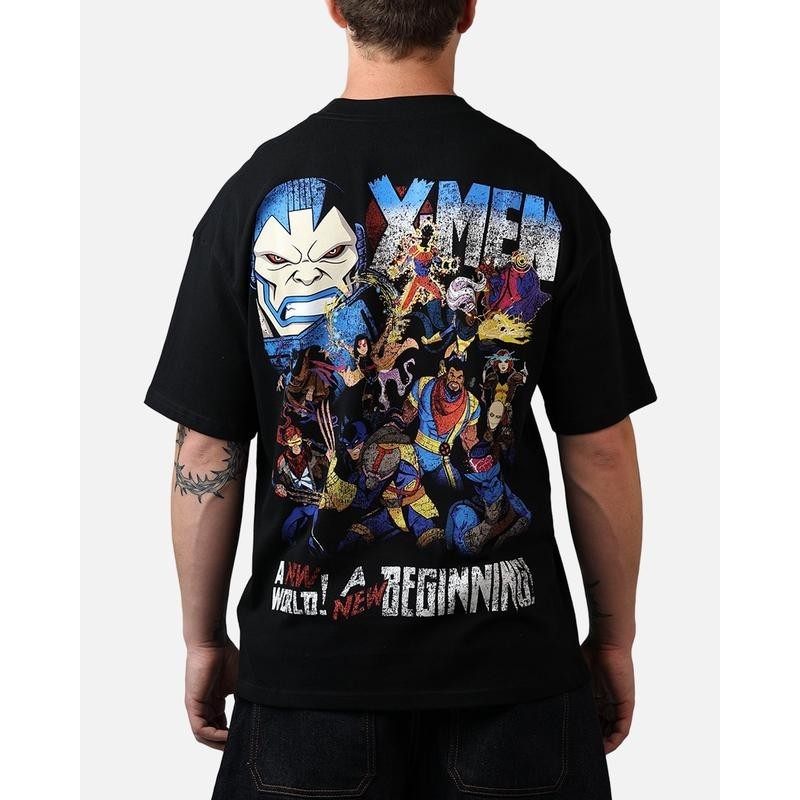 73Studio Marvel X-Men Previously On X-Men T-Shirt Black