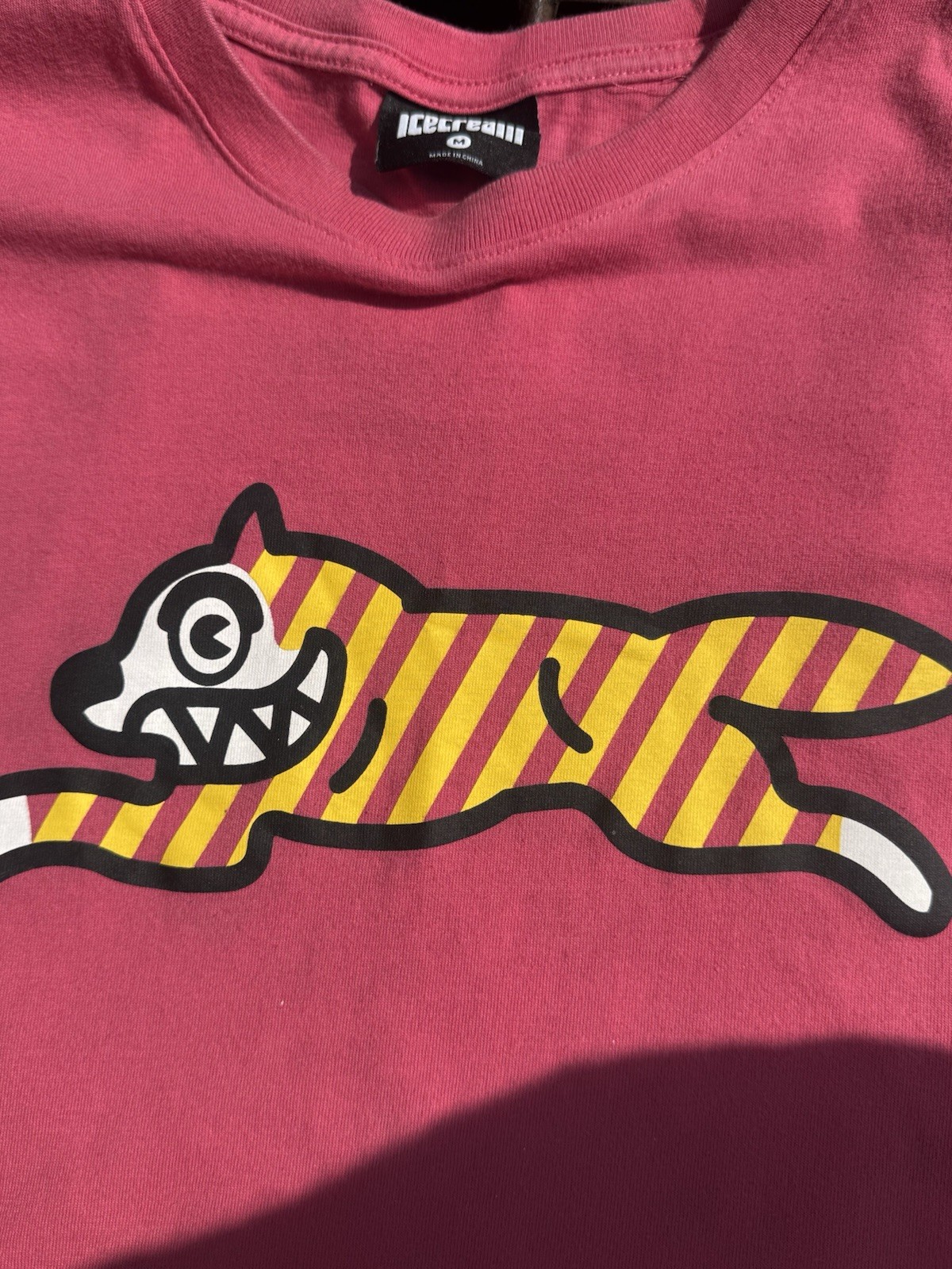 Men’s BBC Ice Cream Billionaire Boys Club Running Dog Logo T Shirt Pharrell OG