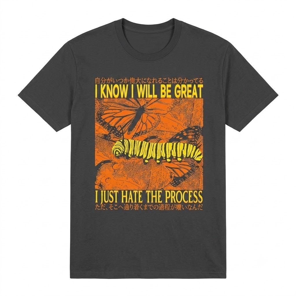 I Know I Will Be Great I Just Hate The Process T-Shirt